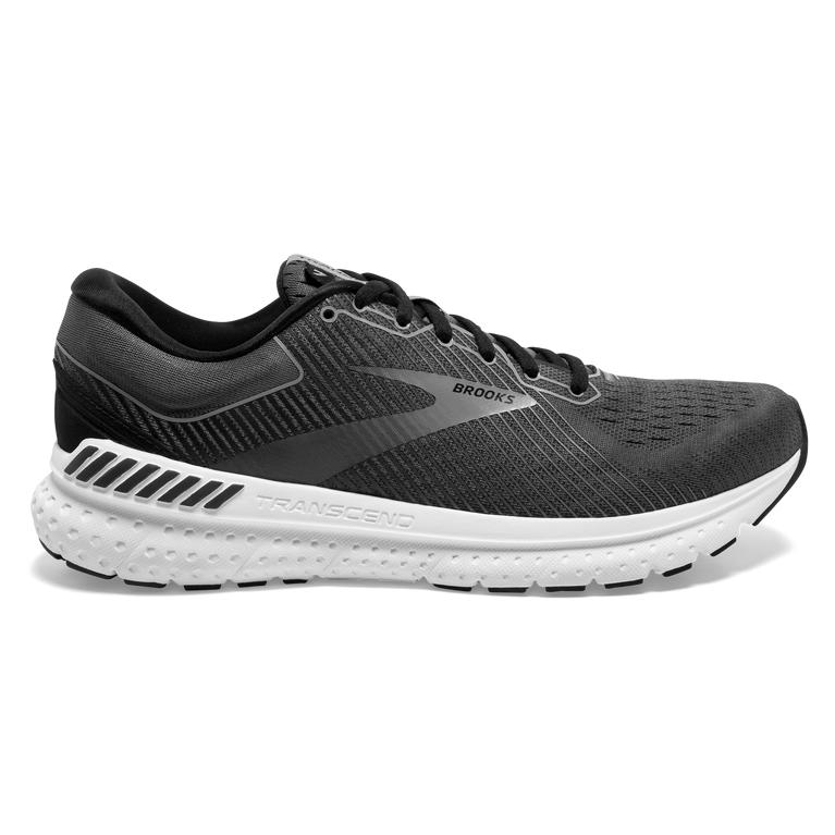 Brooks Men's Transcend 7 Road Running Shoes - Black/Ebony/Grey (GZPE18452)